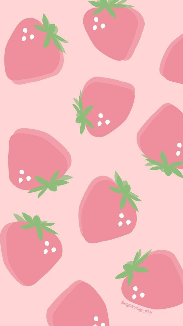 Social wallpaper morango 