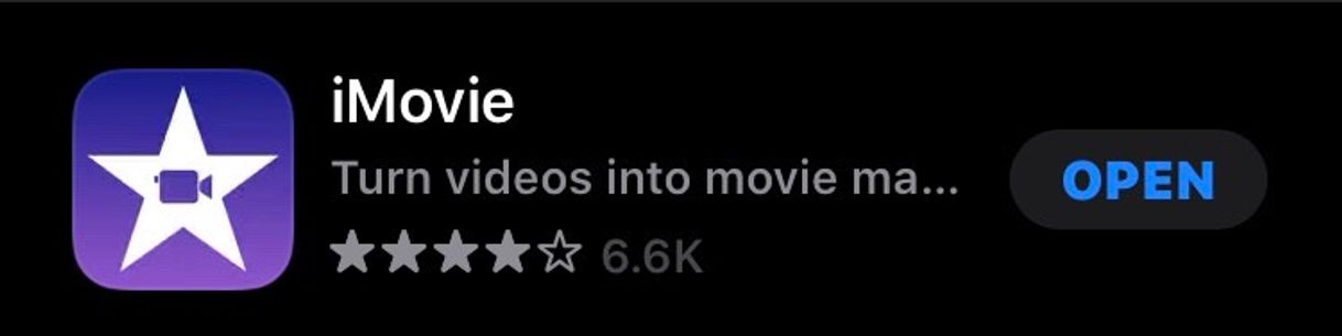 iMovie 