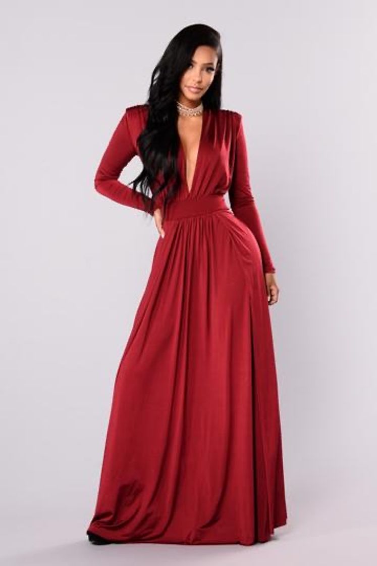 Moda Dress Burgundy 