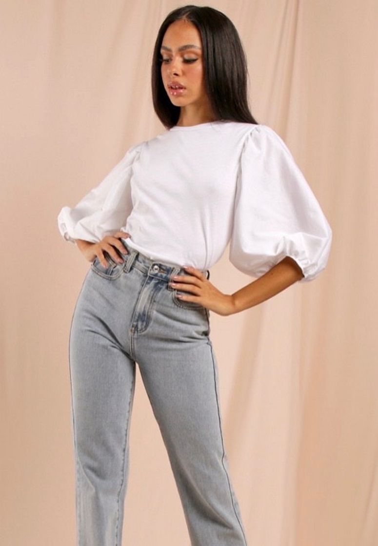 Moda White crop Top