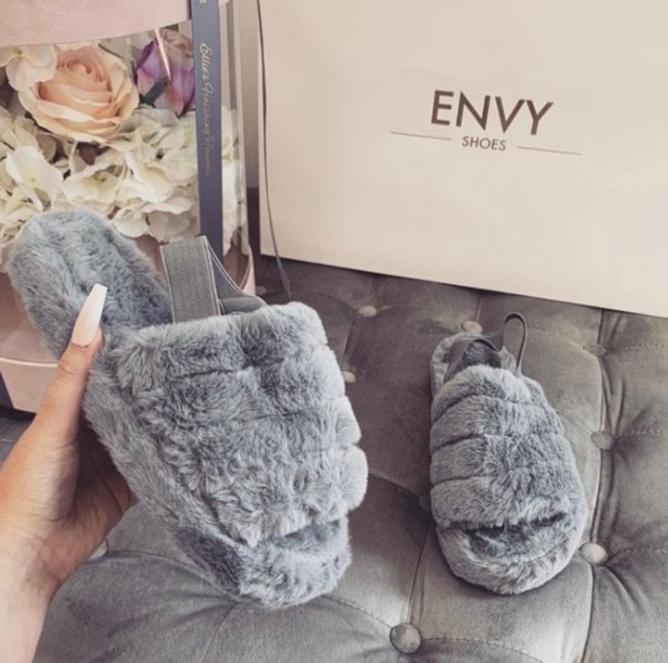 Moda Slippers grey