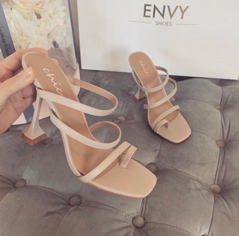 Moda Nude strappy mules