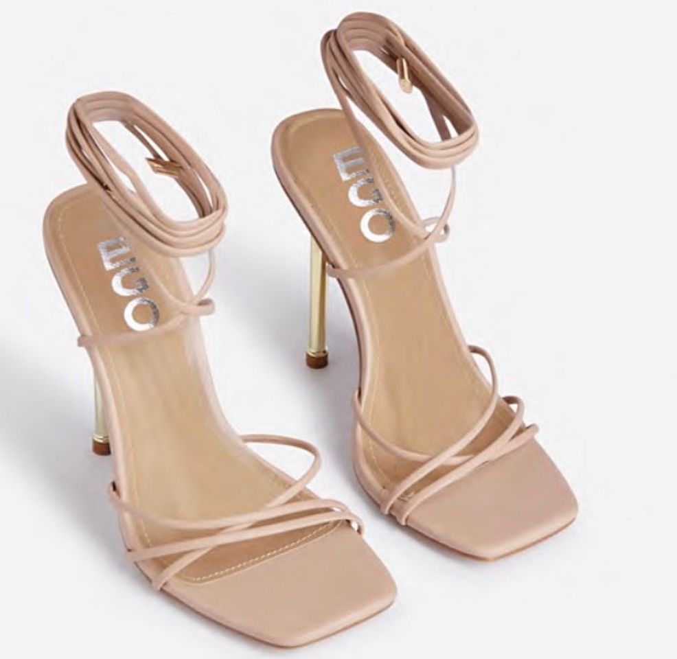 Moda Square heel nude