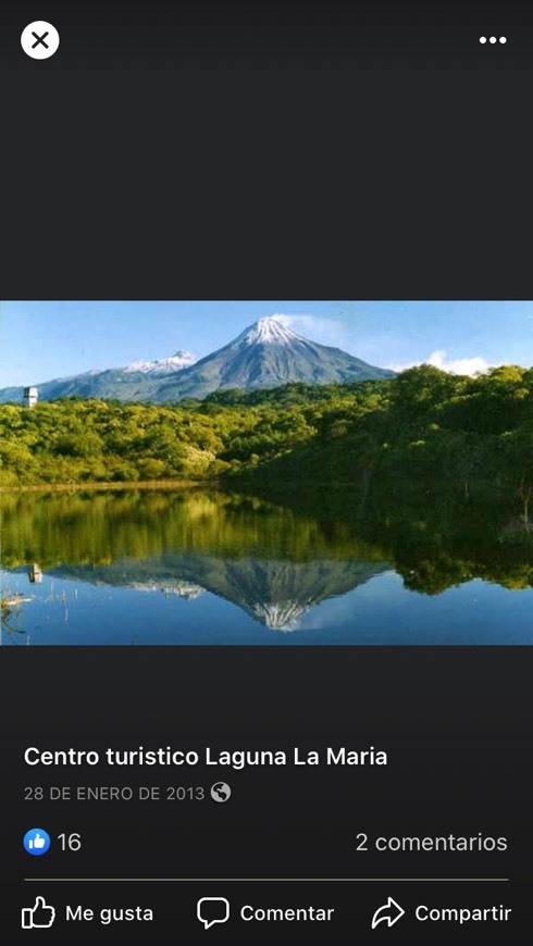 Lugares Laguna La María