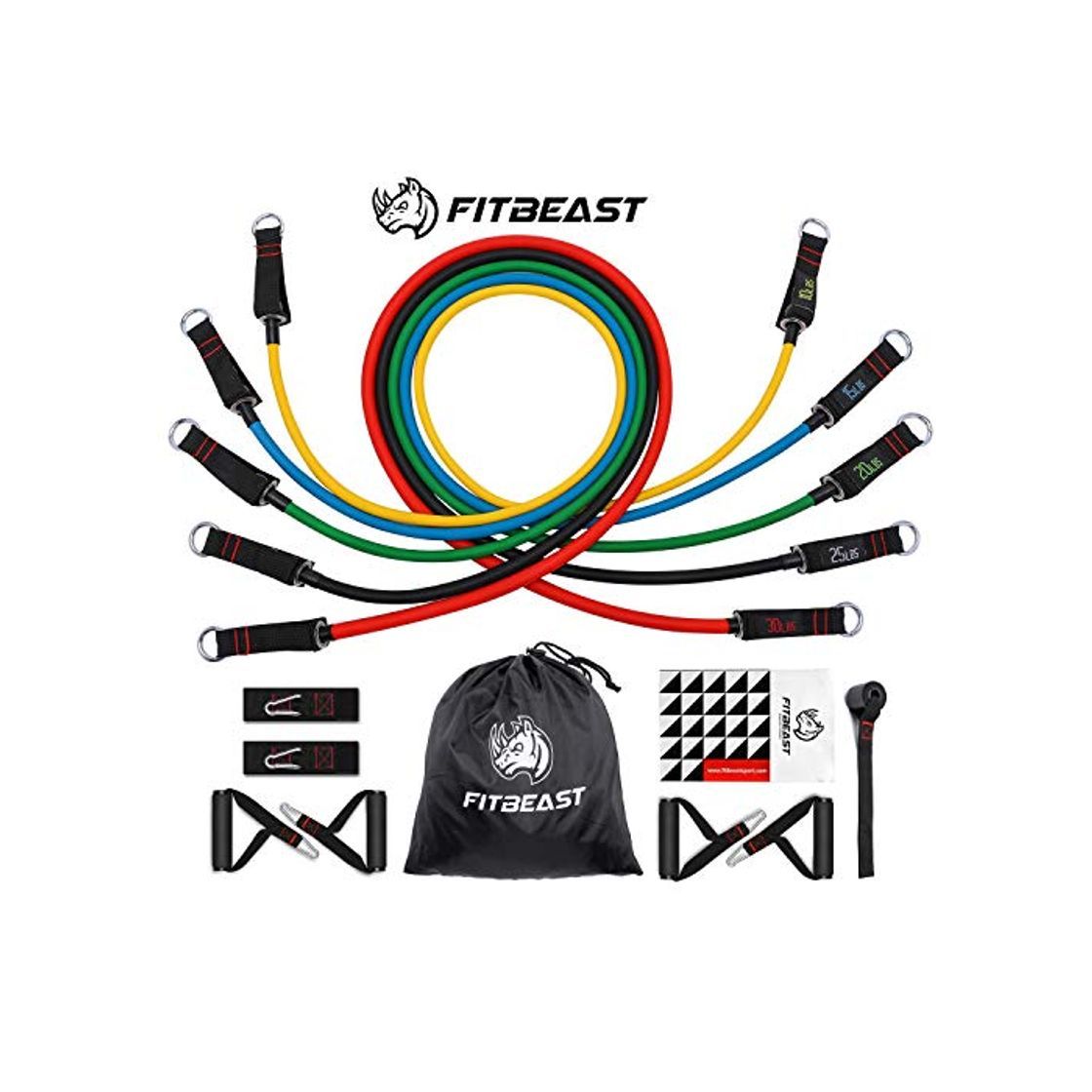 Social FitBeast Conjunto de Bandas de Resistencia