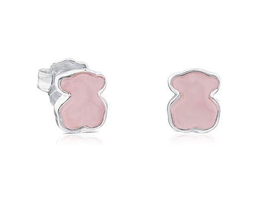 TOUS New Color - Pendientes de Plata de Primera Ley con Ónix