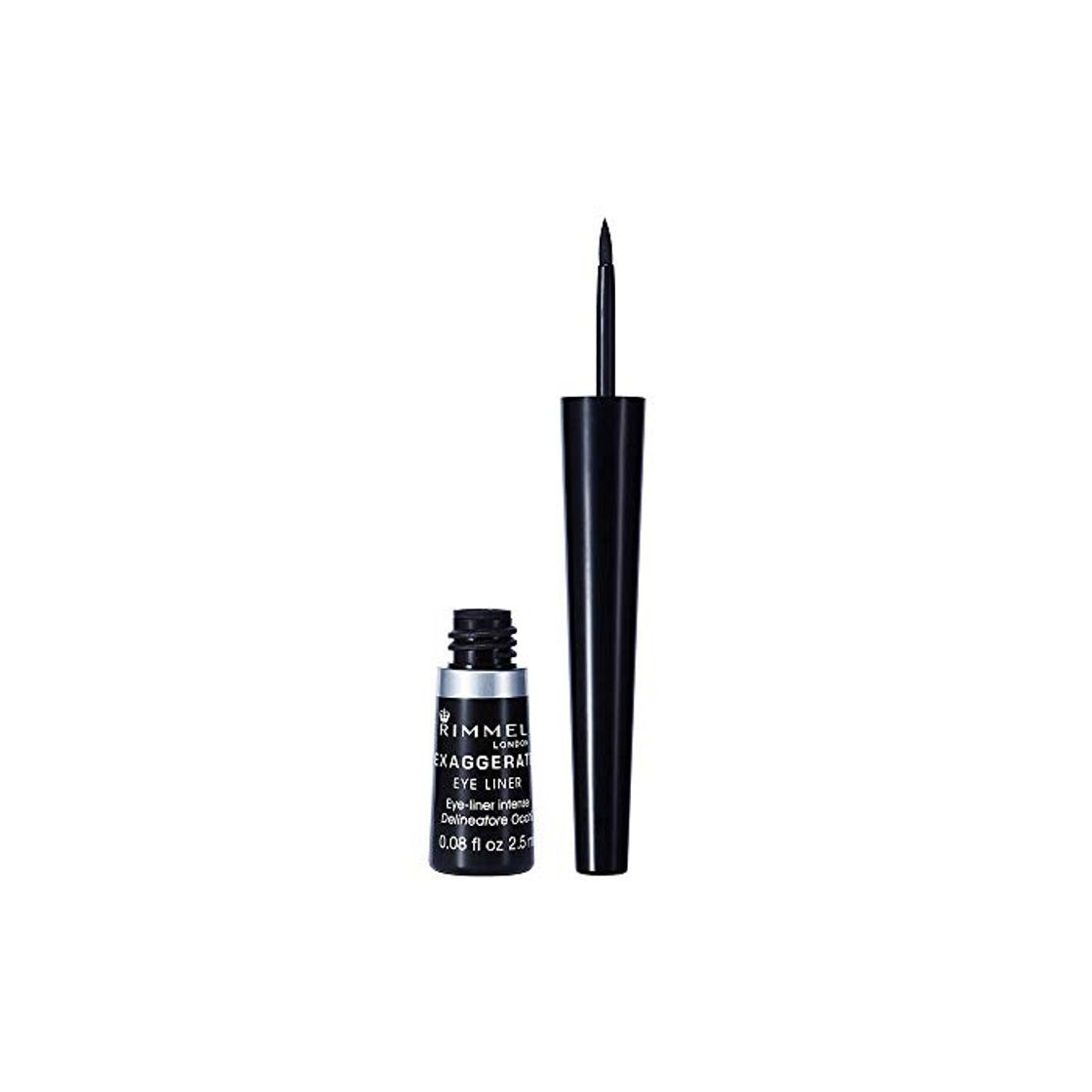 Social Rimmel London Exaggerate Liquid Eye Liner Delineador Líquido Tono 001 100% Black-