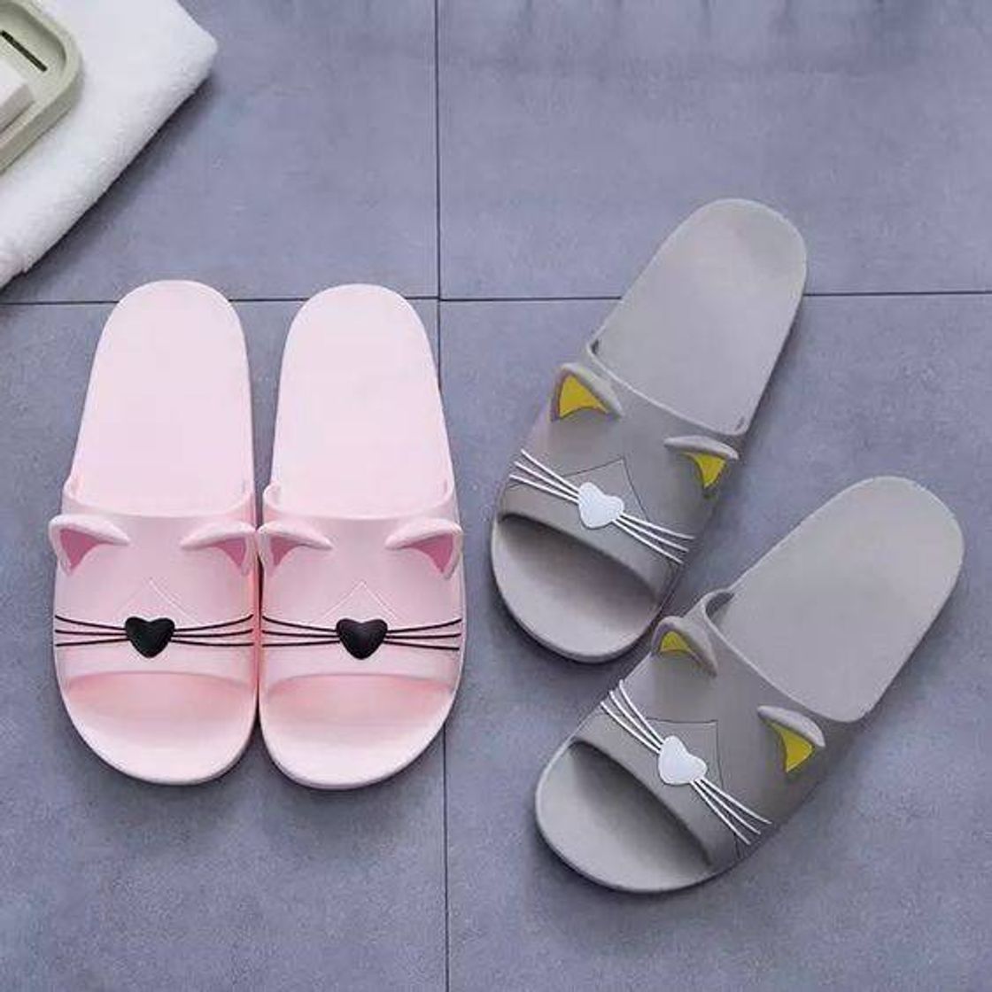 Moda Chinelo de gatinho💕