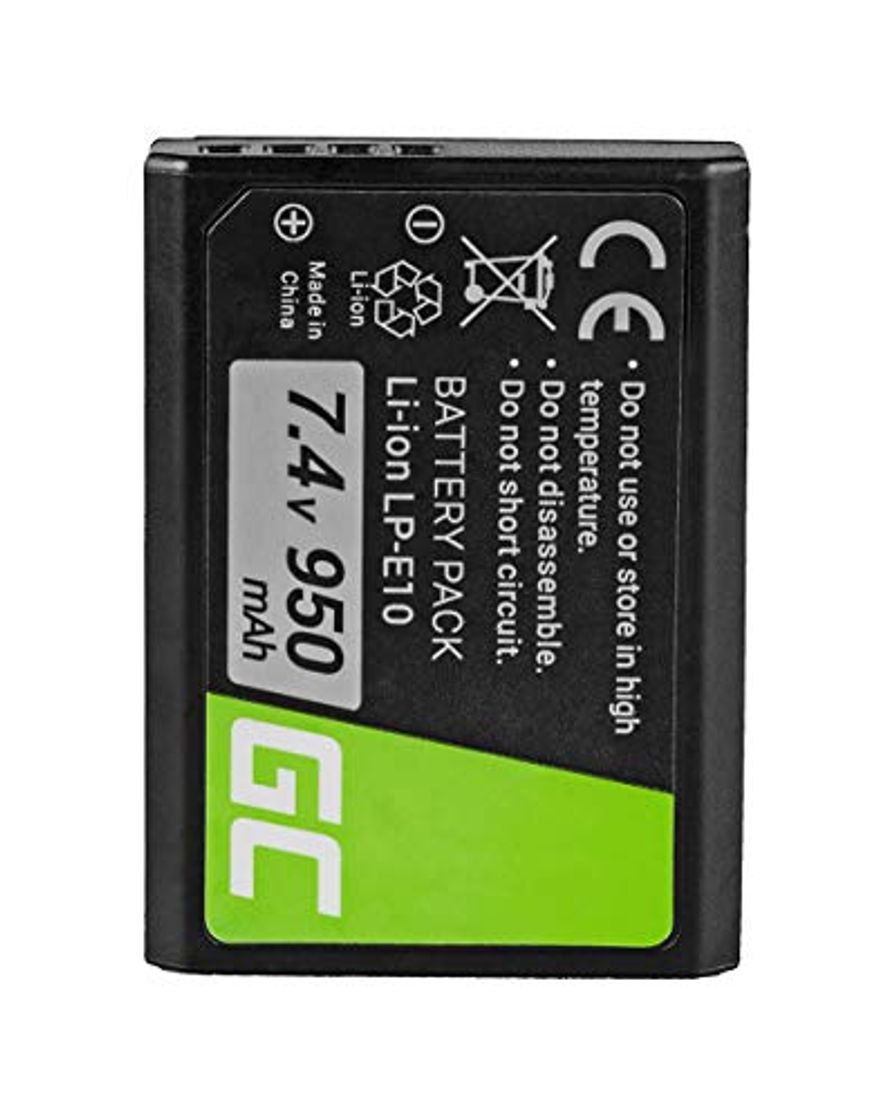 Electronic Green Cell® LP-E10 LPE10 Batería para Canon EOS 1100D 1200D 1300D Digital