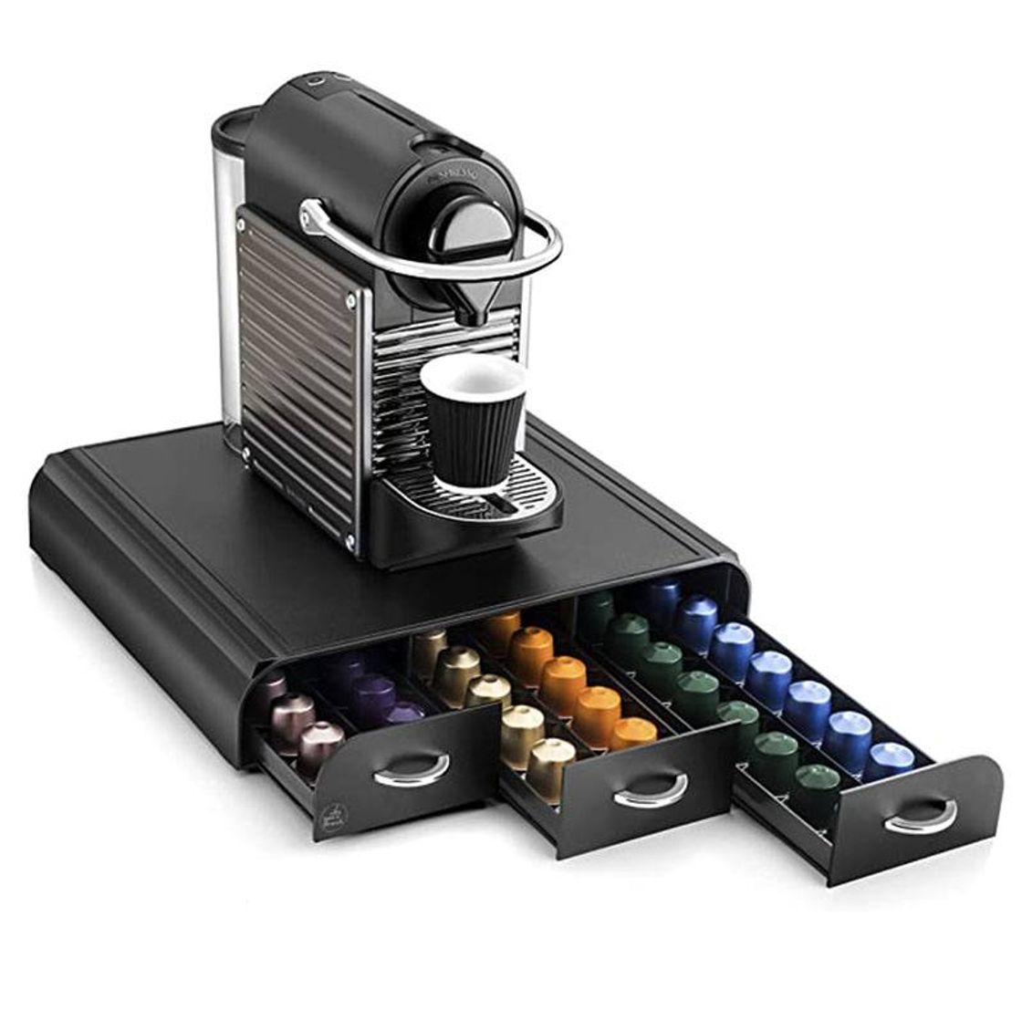 Home AmazonBasics - Cajón para almacenar cápsulas de Nespresso