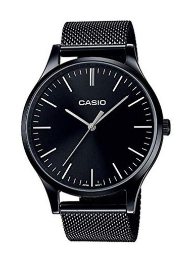 Casio Reloj Analogico para Unisex de Cuarzo con Correa en Acero Inoxidable