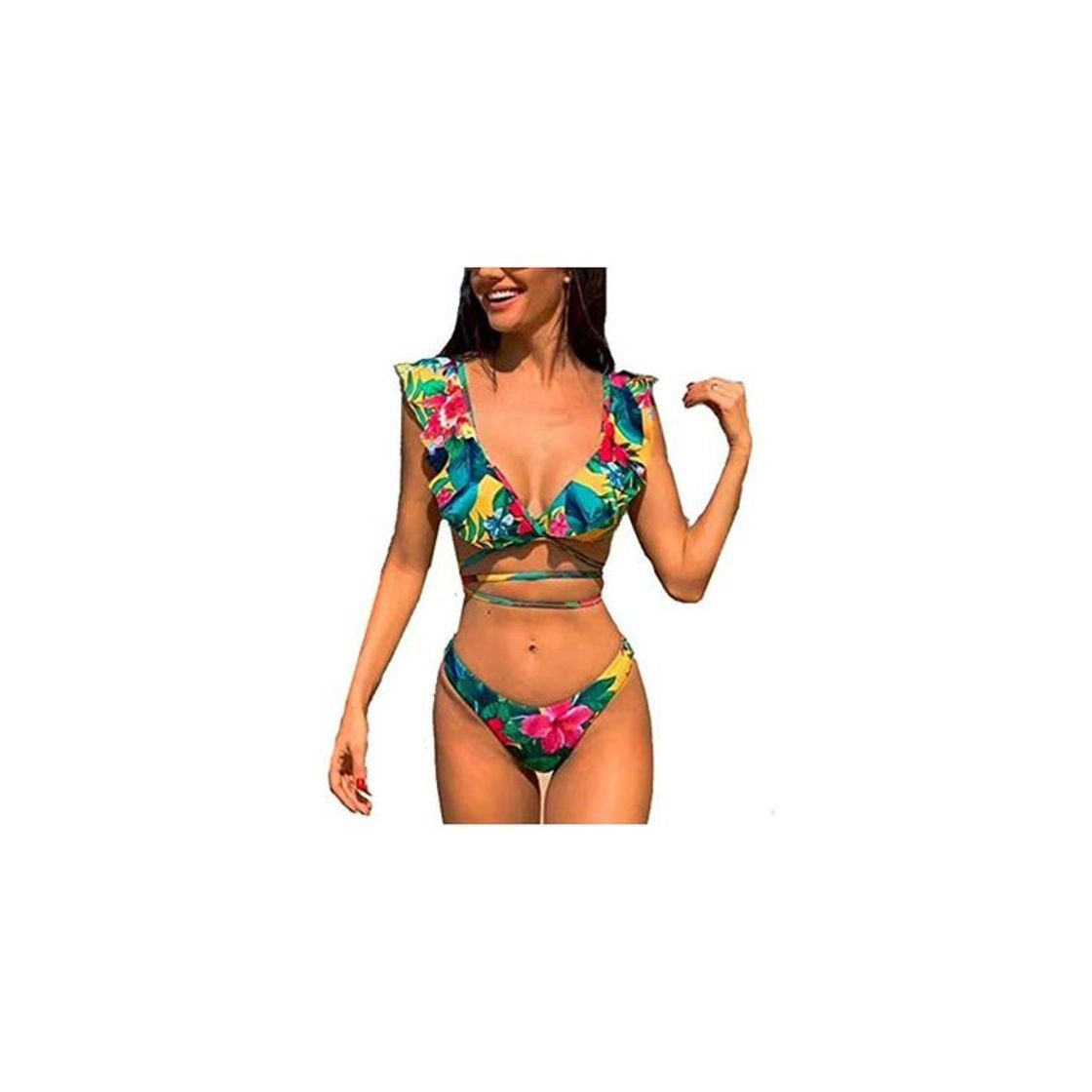 Moda CheChury Mujer Sexy Conjunto De Bikini 2020 Verano Sexy Push Up Ropa De Playa Bikini de Triángulo Bikini Mujer Acolchado Traje de baño Mujer Conjunto De Bikini