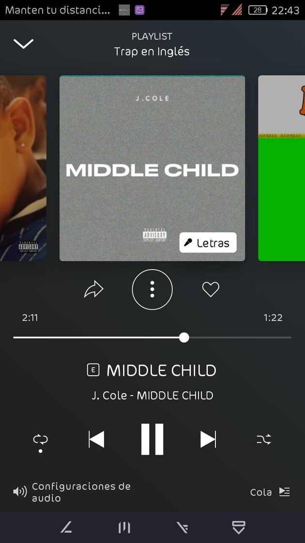 Canción MIDDLE CHILD