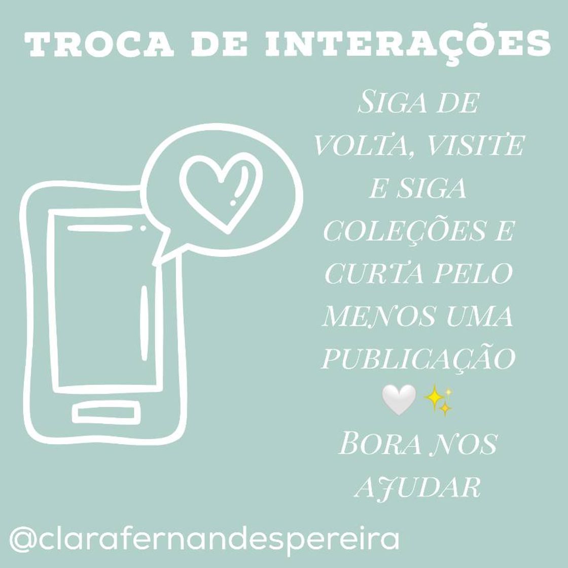 Moda MUTIRÃO DE SEGUIDORES!❤