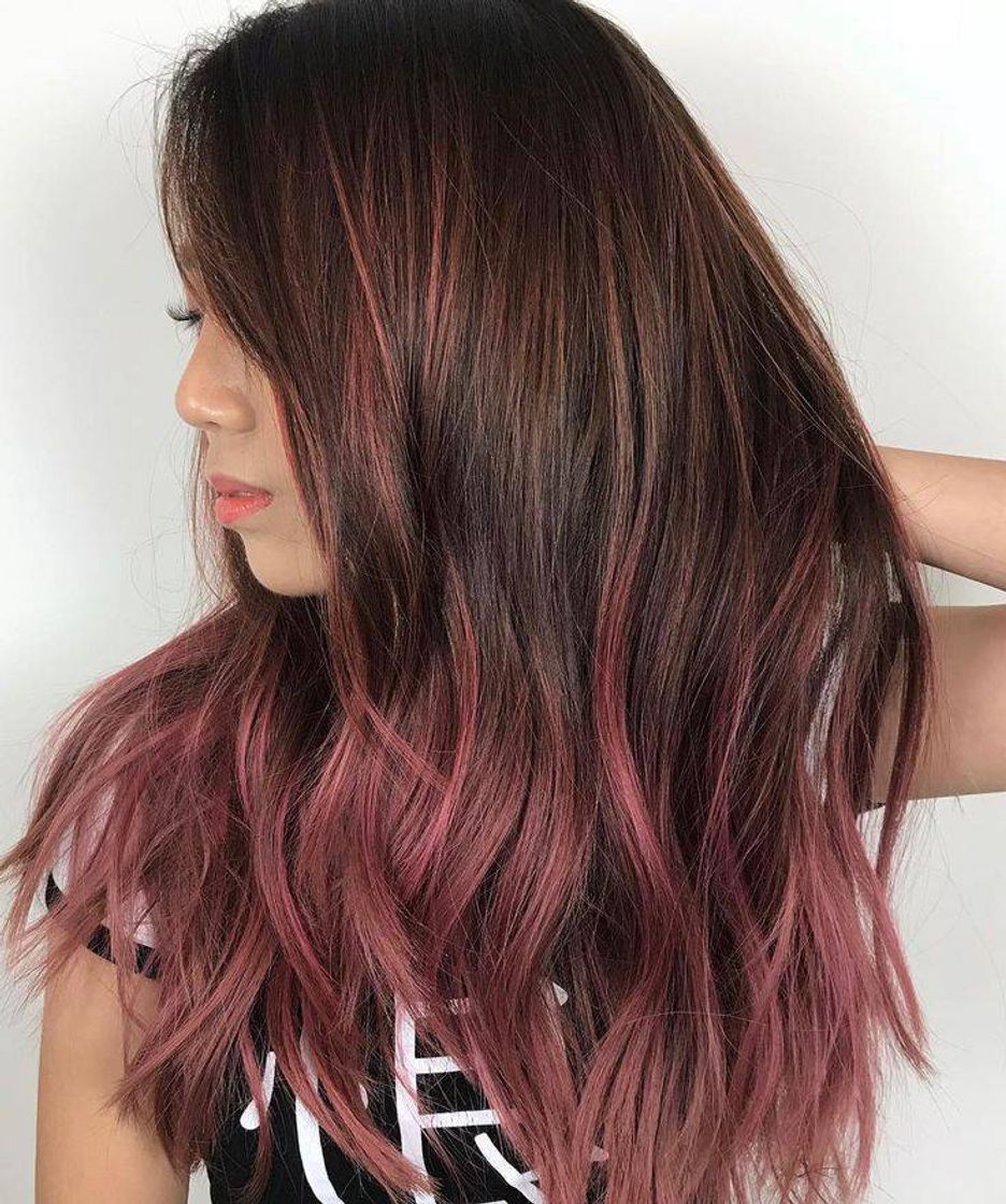 Fashion pink hair