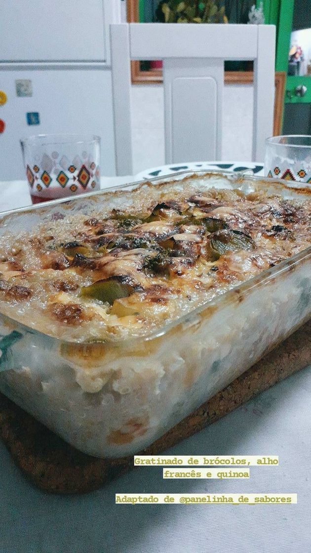 Fashion Gratinado de brócolos e quinoa 🥦🧀