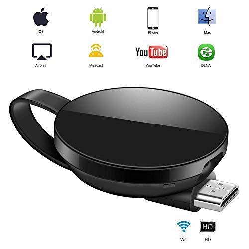 Electronics ATETION WiFi Dongle de Pantalla, Wi-Fi Receptor Mini Pantalla 1080P HDMI TV