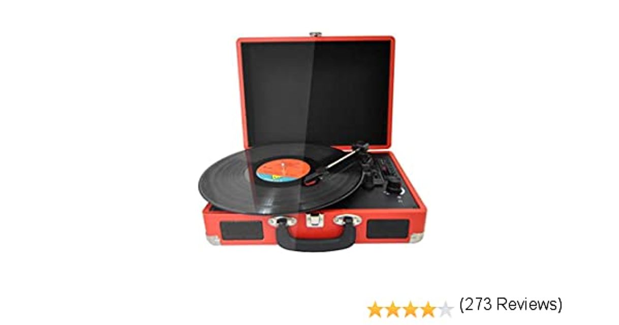 Social PRIXTON VC400 - Tocadiscos de Vinilo Vintage, Reproductor de ...