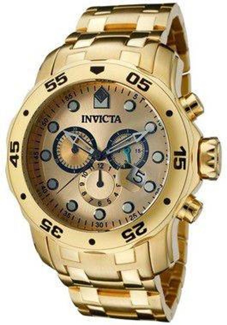 Fashion Relógio Invicta Pro Diver 0074 Banho de Ouro 18k - New Store ...