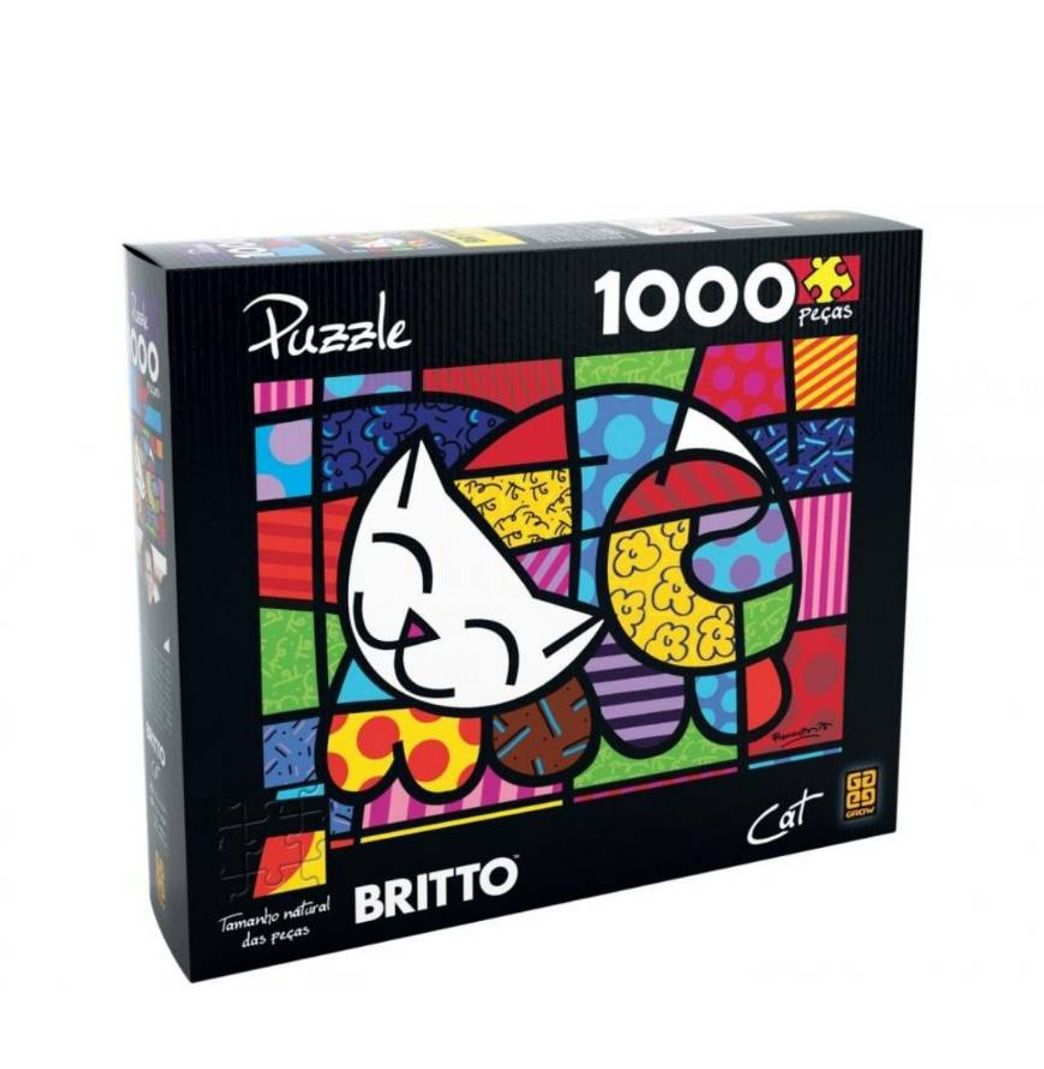 Fashion Quebra-cabeça 1000 Peças Puzzle Romero Britto - Grow