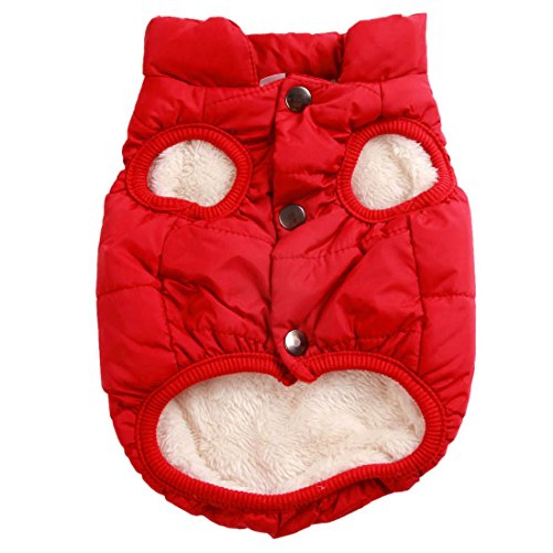 Social JoyDaog - Chaqueta de perro con forro polar de 2 capas para