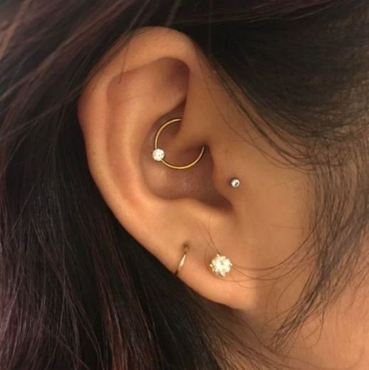 piercings inside ear 