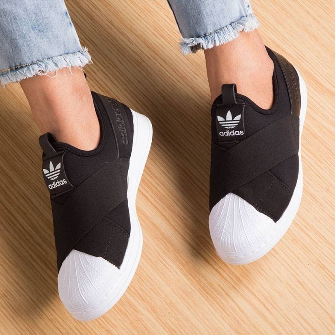 Moda Tênis Adidas Slip On Unissex