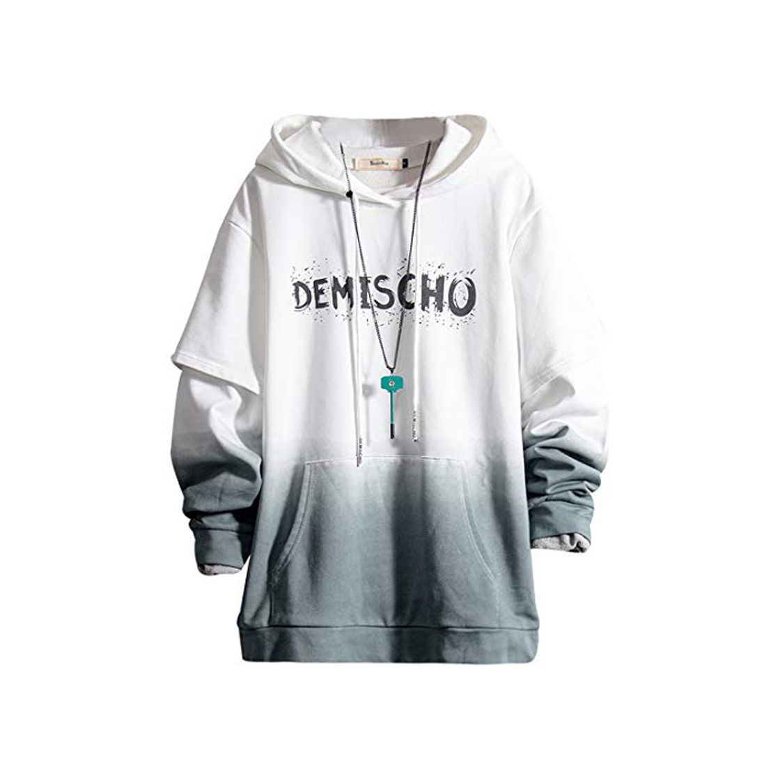 Social KENAIJING Sudadera Hombre, Pull-Over Sudaderacon Capucha