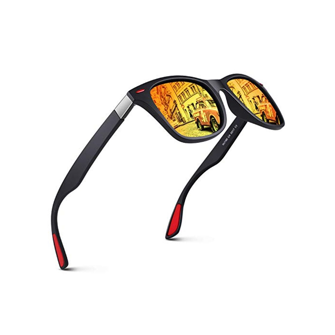 Social GQUEEN Gafas de Sol polarizadas hombre Mujere TR90 para Conducir Deportes Ciclismo 100% Protección UV400 Gafas para Conducción MO90