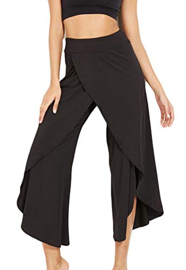 Social FITTOO Pantalones De Yoga Sueltos Cintura Alta Mujer Pantalones Largos Deportivos Suaves