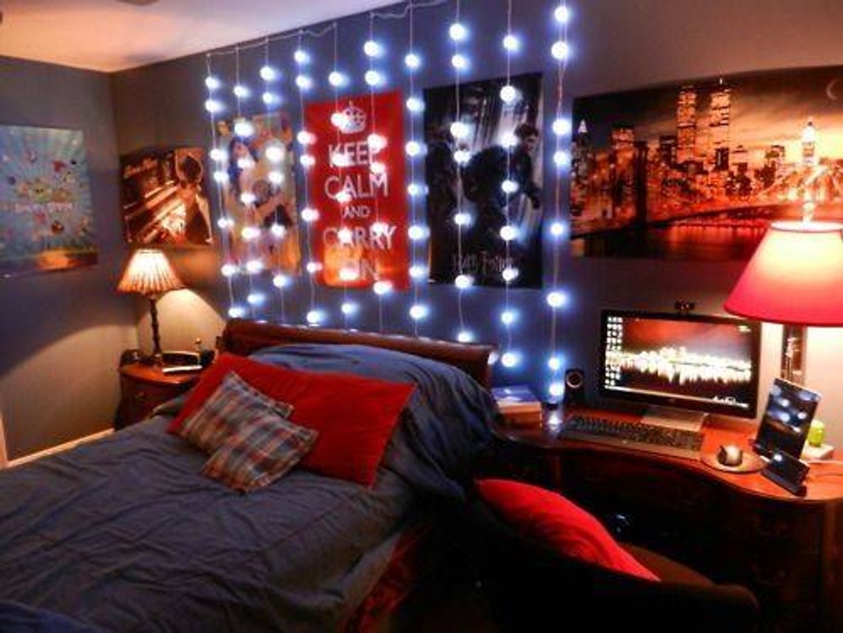 Moda 🙊quarto tumblr com led🙈🙉