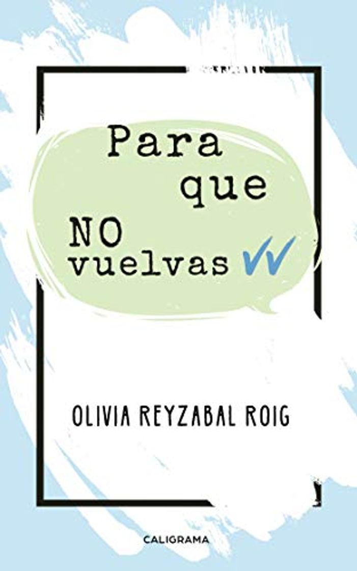 Libros Para que no vuelvas