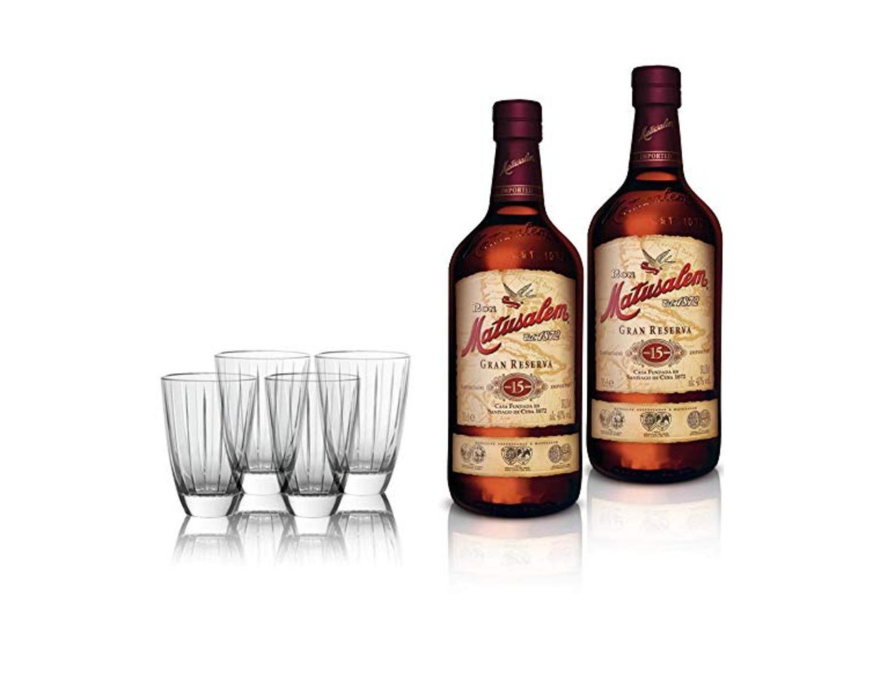 Social Ron Matusalem Añejo Gran Reserva 15 años - Estuche 2 Botellas 700