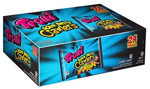 Trolli Sour Brite Crawlers Gummi Worm