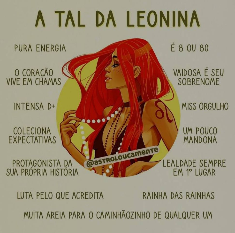 Fashion Aquela pessoa de Leão 🦁♌