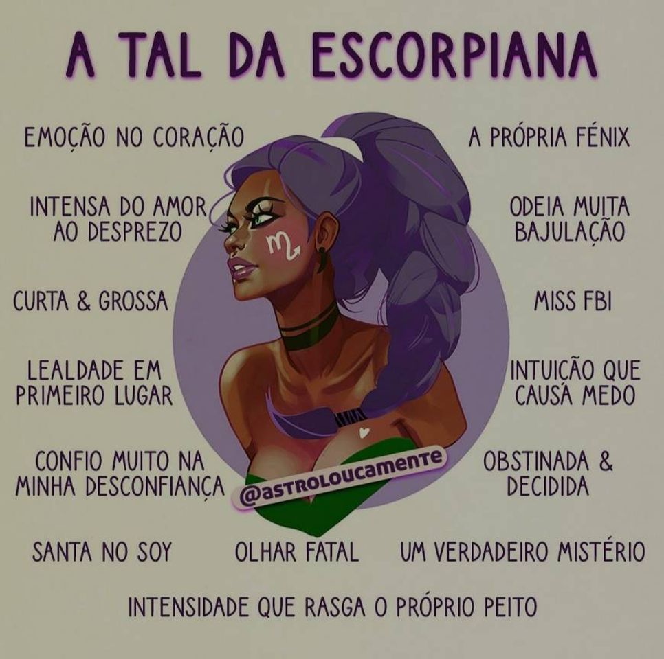 Fashion Aquela pessoa de escorpião 🦂♏