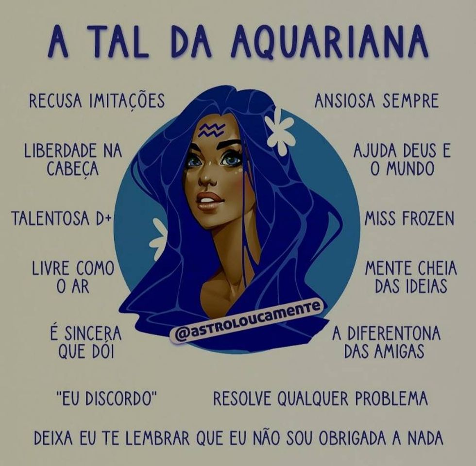 Moda Aquela pessoa de Aquário ♒