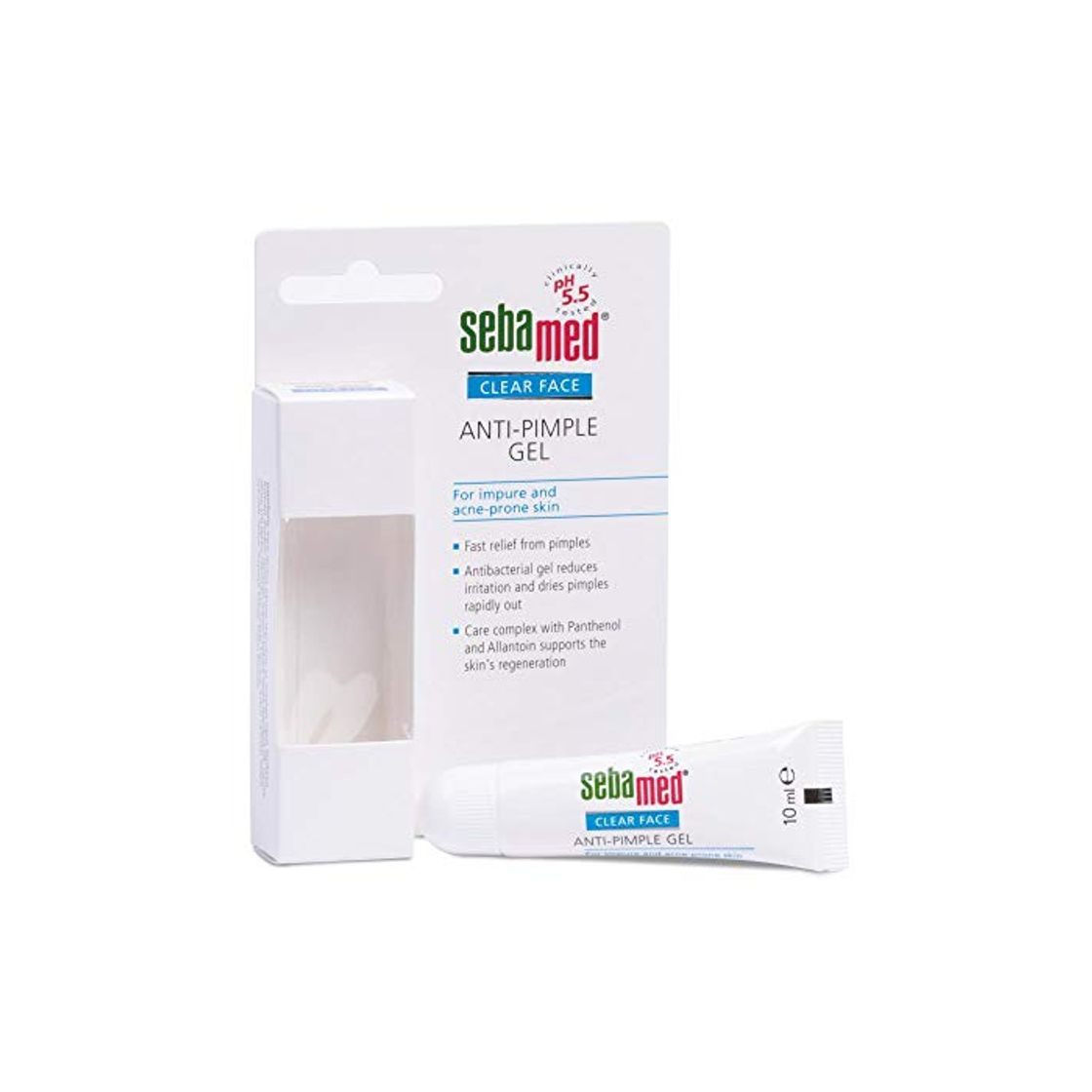 Beauty Sebamed Clear Face anti-pimple Gel Stick 10 ml - (Pack de 2)