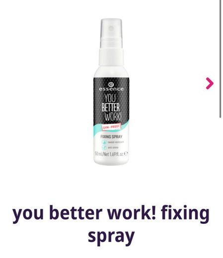 you better work! fixing spray