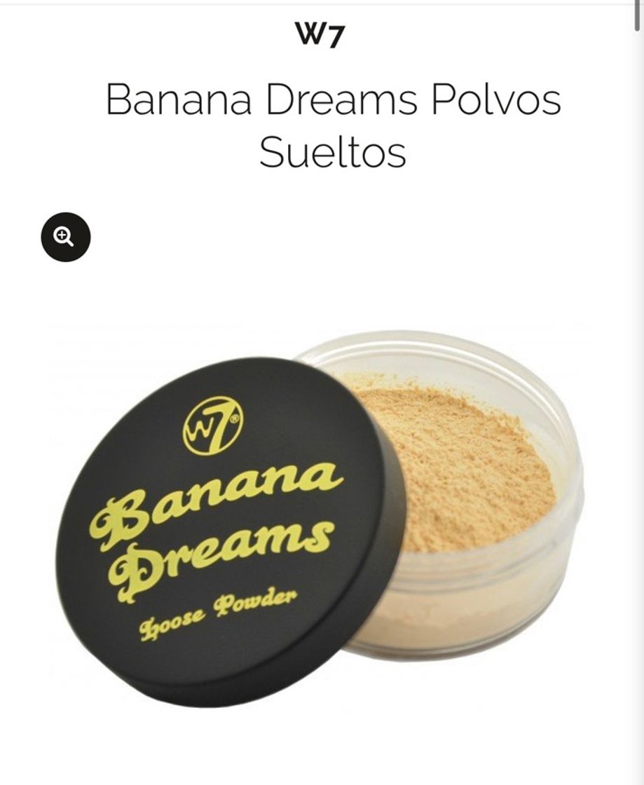 Moda Polvos Banana Dreams W7 precio