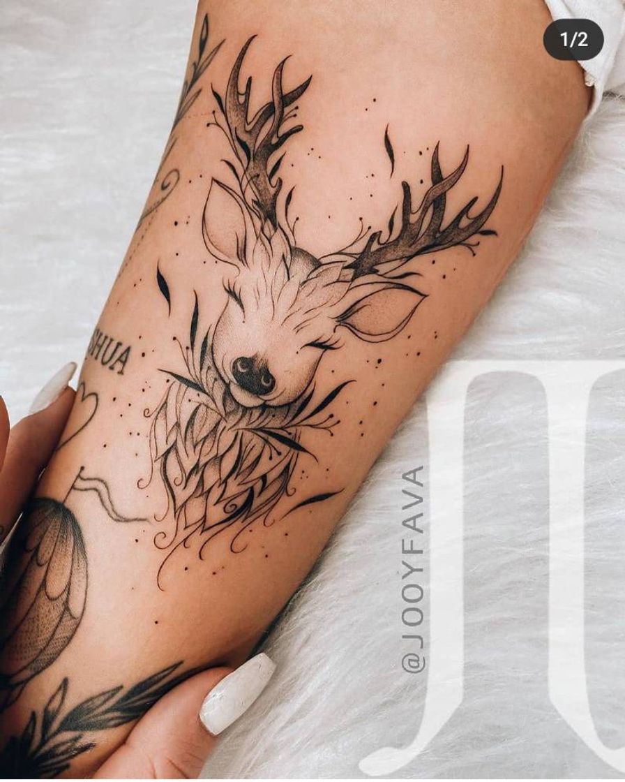 Moda Tattoo ciervo ❣️