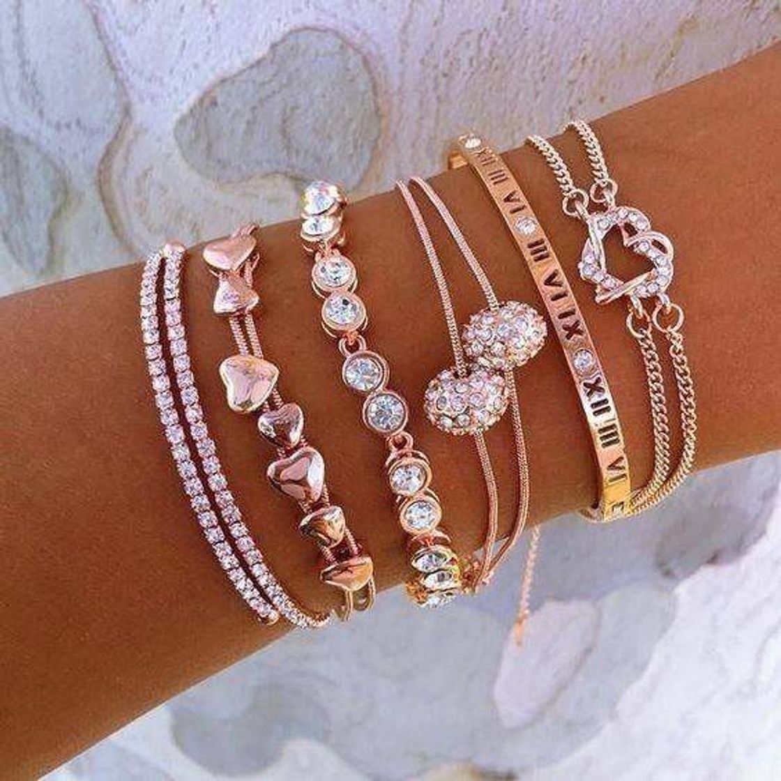 Moda Nobrand Pulseras Cristal Corazón Encanto Pulseras Y Brazaletes De Oro Brazaletes para Mujeres Joyería Pulseira Feminina