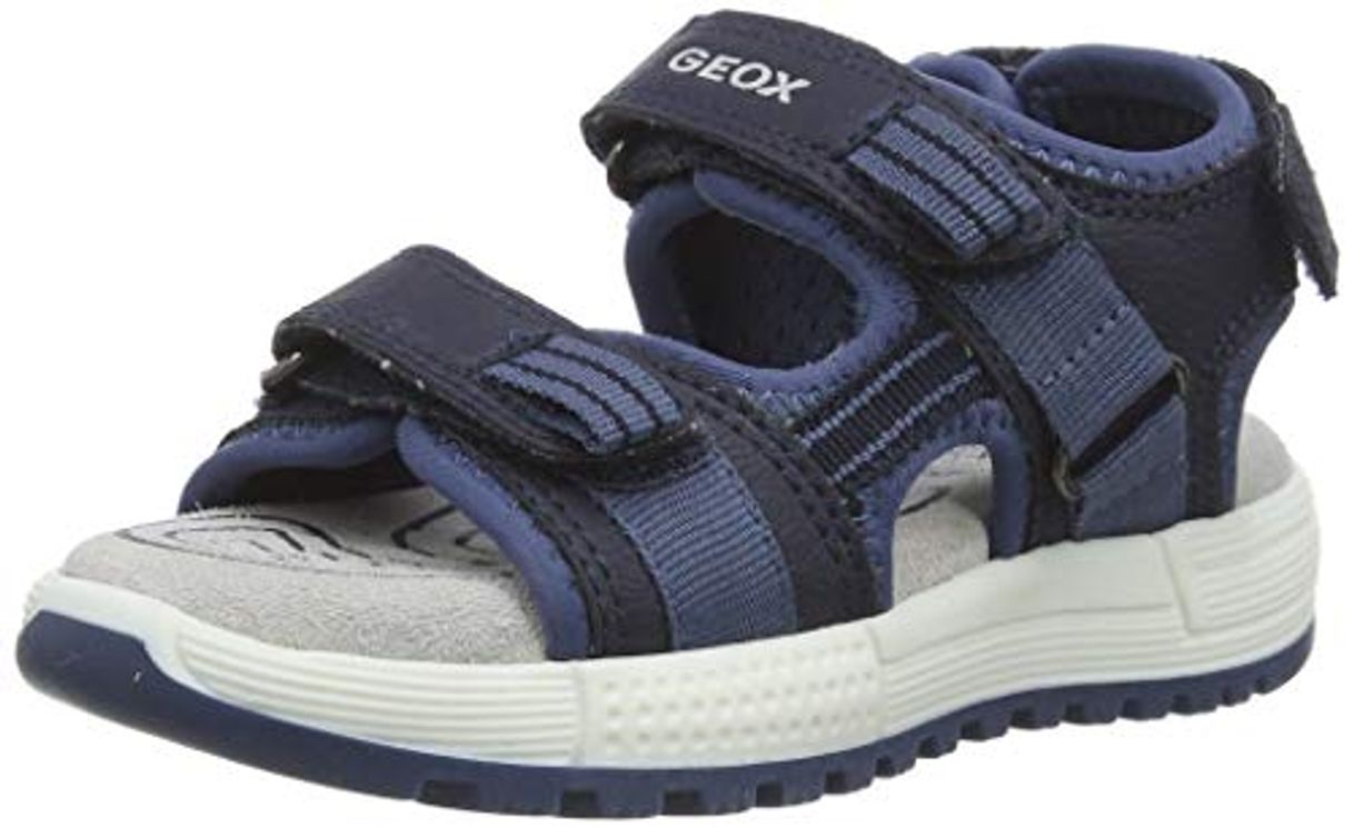 Moda Geox J Sandal Alben Boy D, Sandalias con Punta Abierta para Niños,