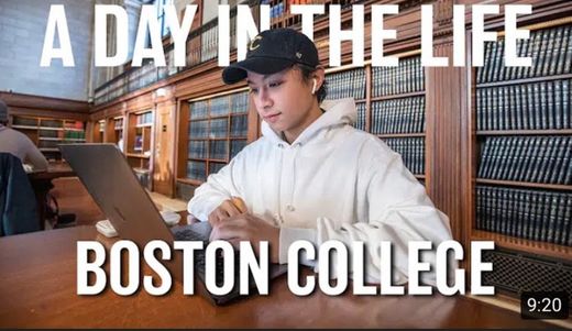 A Day in the Life at Boston College - YouTube