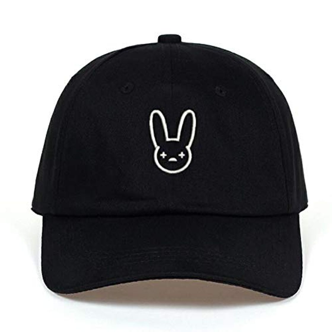 Fashion capswhh Bad Bunny Sombrero De Algodón 100% Rapero Artista De Reggaeton Sombrero De Papá Snapbacks Gorras De Béisbol Unisex Sombrero De Concierto Sombrero De Hip Hop Bordado @ Negro