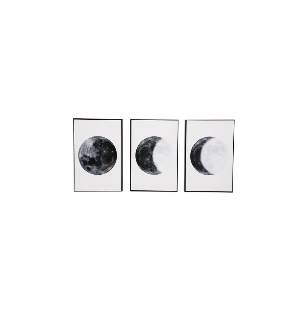 Product Conjunto Quadros Decorativos 3 Peças Lua Casa Riachuelo  🌝 