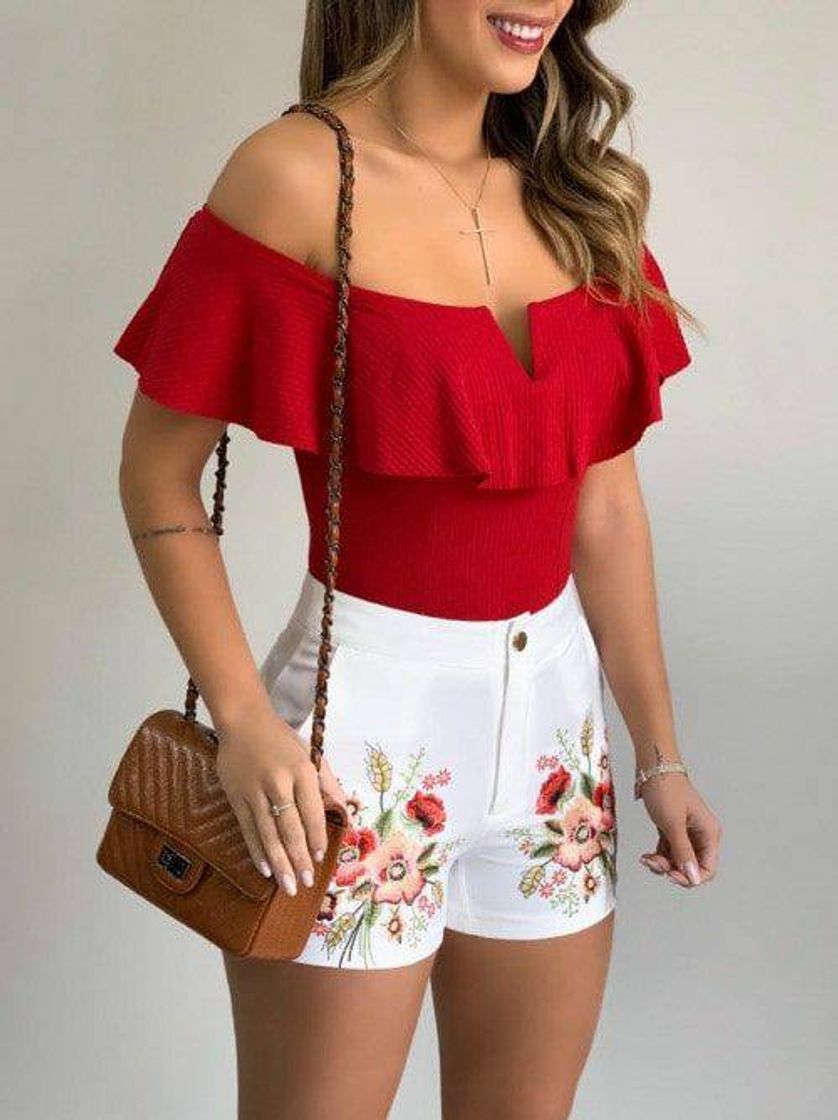 Moda Blusa com shortinho top 