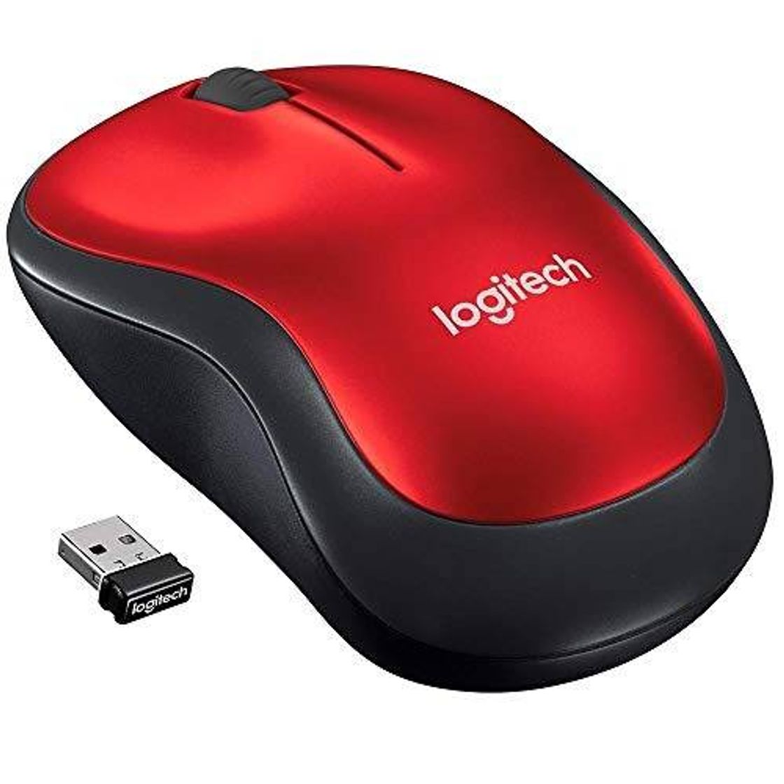 Moda Mouse sem fio Logitech M185 com Design Ambidestro Compacto, 