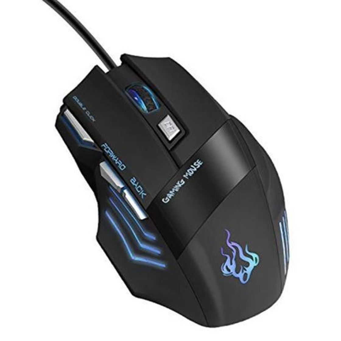 Social QueenDer Ratón Gaming [Nueva Versión] Ratones Gaming Profesional con Cable USB Gaming