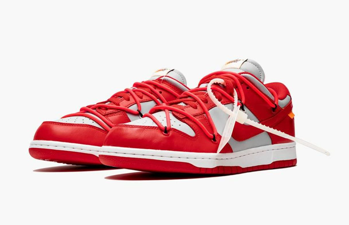 Moda Dunk Low Off White University Red